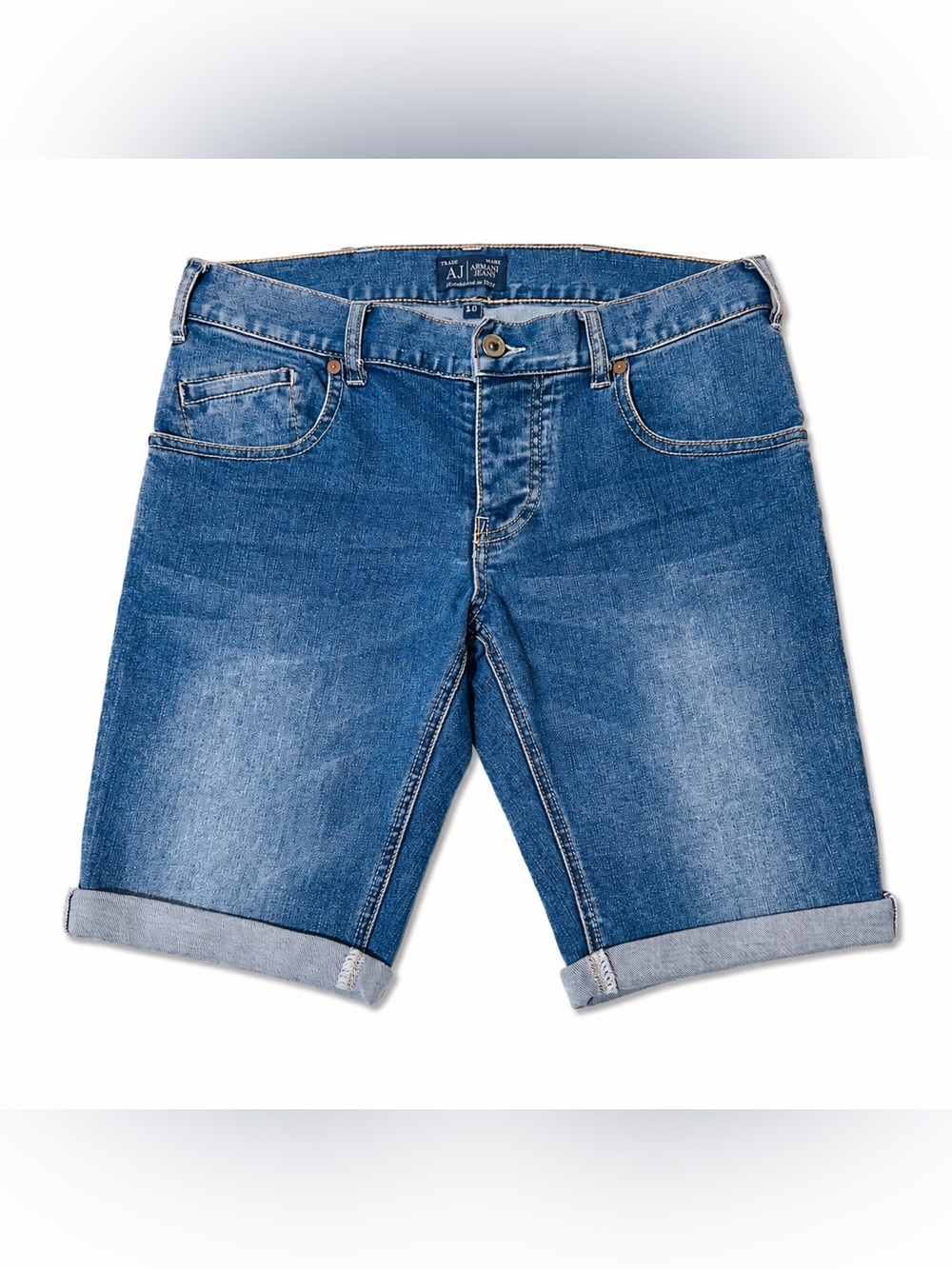 Armani Jeans AJ Button Fly Denim Bermuda Shorts Women’s Size 29